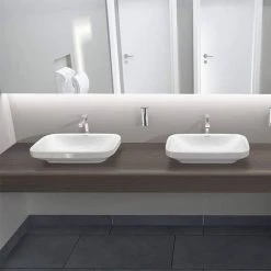 Duravit DuraStyle 600mm Counter Top Basin - 0349600000 8 Duravit DuraStyle 600mm Counter Top Basin - 0349600000 -Basin Kitchen Sinks Shop 0349600000 D3 460