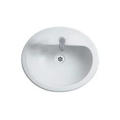 Armitage Shanks - Orbit21 55cm Countertop basin - 1TH with Overflow No Chainhole - S248601