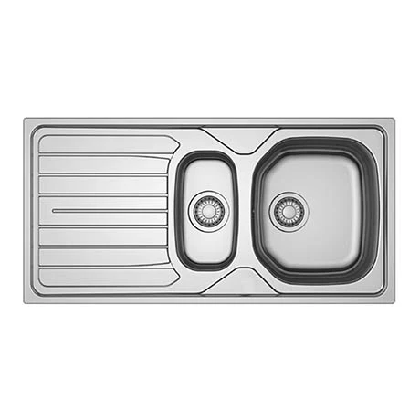 Franke 1.5 Bowl Single Drainer Stainless Steel Kitchen Sink inc. Waste 1 Franke 1.5 Bowl Single Drainer Stainless Steel Kitchen Sink inc. Waste