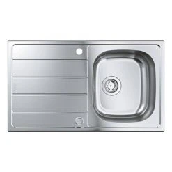 Grohe K200 1.0 Bowl Stainless Steel Kitchen Sink - 31552SD1 -Basin Kitchen Sinks Shop 31552SD1 D2 460