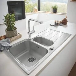 Grohe K500 1.5 Bowl Stainless Steel Kitchen Sink - 31572SD1 -Basin Kitchen Sinks Shop 31572SD1 D3 460