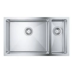 Grohe K700 1.5 Bowl Undermount Stainless Steel Kitchen Sink - 31575SD1 7 Grohe K700 1.5 Bowl Undermount Stainless Steel Kitchen Sink - 31575SD1 -Basin Kitchen Sinks Shop 31575SD1 D1 460