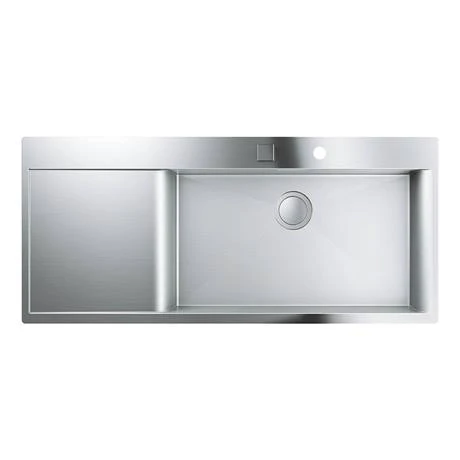 Grohe K1000 1.0 Bowl Stainless Steel Kitchen Sink 2 Grohe K1000 1.0 Bowl Stainless Steel Kitchen Sink - Image 2