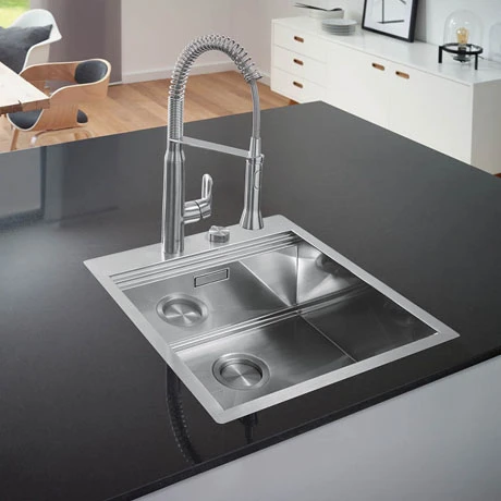 Grohe K800 1.0 Bowl Stainless Steel Kitchen Sink - 31583SD0 1 Grohe K800 1.0 Bowl Stainless Steel Kitchen Sink - 31583SD0