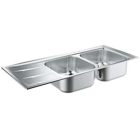 Grohe K400 2.0 Bowl Stainless Steel Kitchen Sink - 31587SD0 1 Grohe K400 2.0 Bowl Stainless Steel Kitchen Sink - 31587SD0