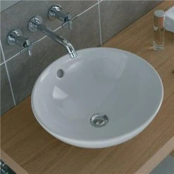 VitrA - Options 43cm Countertop Vanity Basin - 4324B003-0012 -Basin Kitchen Sinks Shop 4324 D2 375