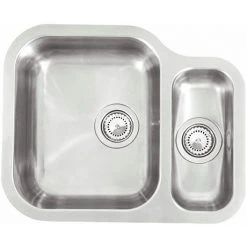 Reginox Alaska 1.5 Bowl Stainless Steel Undermount Kitchen Sink