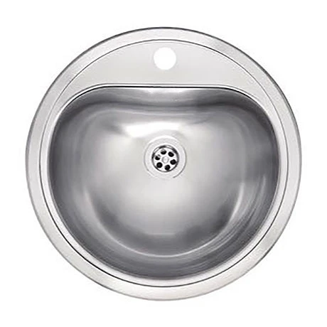 Reginox Atlantis 1.0 Bowl 1TH Stainless Steel Inset/Undermount Kitchen Sink (No Overflow) 1 Reginox Atlantis 1.0 Bowl 1TH Stainless Steel Inset/Undermount Kitchen Sink (No Overflow)