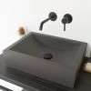 Arezzo Stone Dark Grey Concrete Rectangular Counter Top Basin (495 x 350mm)
