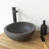 Arezzo Stone Dusk Grey Round Counter Top Basin - 300mm Diameter