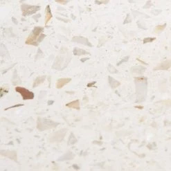 Arezzo Stone White Terrazzo Effect Conical Counter Top Basin - 405mm Diameter -Basin Kitchen Sinks Shop AZ10WT d3 460