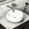 Arezzo Round Counter Top Basin (360mm Diameter - Gloss White)