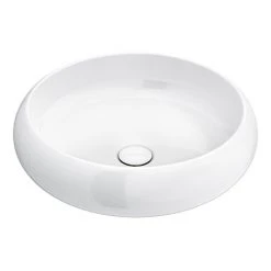 Arezzo Round Counter Top Basin (420mm Diameter - Gloss White)