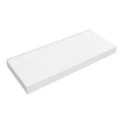 Arezzo Stone Resin Wall Mounted Basin Shelf (1200mm Wide - Matt White)