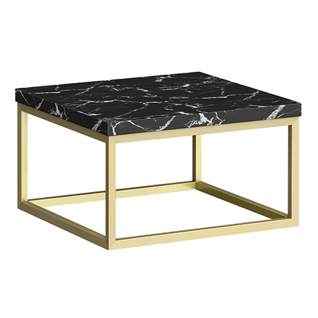 Arezzo 500 Black Marble Effect Worktop with Brushed Brass Wall Mounted Frame 1 Arezzo 500 Black Marble Effect Worktop with Brushed Brass Wall Mounted Frame