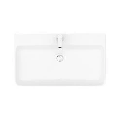 Arezzo 815 x 470mm Modern Large Counter Top 1TH Basin - No Overflow -Basin Kitchen Sinks Shop AZ7704 V2 d4 460
