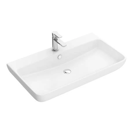 Arezzo 815 x 470mm Modern Large Counter Top 1TH Basin 2 Arezzo 815 x 470mm Modern Large Counter Top 1TH Basin - Image 2