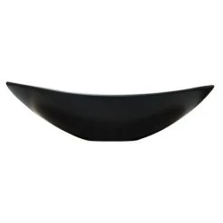 Arezzo Oval Counter Top Basin (620mm Wide - Matt Black) -Basin Kitchen Sinks Shop AZ7811AMB d4 460