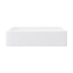 Arezzo 600 x 390mm Gloss White Rectangular Counter Top Basin -Basin Kitchen Sinks Shop AZ7813 n d1 460