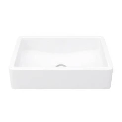 Arezzo 600 x 390mm Gloss White Rectangular Counter Top Basin -Basin Kitchen Sinks Shop AZ7813 n d2 460