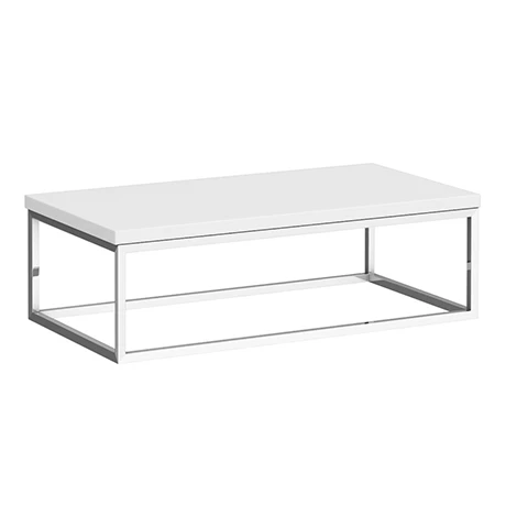 Arezzo 910 Gloss White Stone Resin Worktop with Chrome Wall Mounted Frame 1 Arezzo 910 Gloss White Stone Resin Worktop with Chrome Wall Mounted Frame