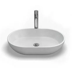 Clearwater - Formoso Bacino Natural Stone Countertop Basin - W590 x D390mm - B1A