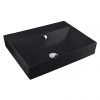 BagnoDesign 600mm 0TH Matt Black Funktion Countertop or Wall Mounted Basin