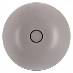 BagnoDesign Matt Grey Koy 400mm Round Countertop Basin -Basin Kitchen Sinks Shop BDS KOY 702 MGY D2 460