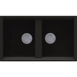 Reginox Best 450 2.0 Bowl Granite Kitchen Sink - Black