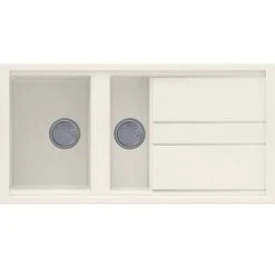 Reginox Best 475 1.5 Bowl Granite Kitchen Sink - Cream