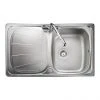 Rangemaster Baltimore Compact 1.0 Bowl Stainless Steel Kitchen Sink