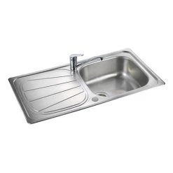 Rangemaster Baltimore 1.0 Bowl Stainless Steel Kitchen Sink