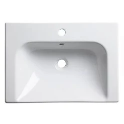 Roper Rhodes Breathe 610mm Countertop or Wall Mounted Basin - BRE600C -Basin Kitchen Sinks Shop BRE600C D3 460