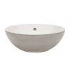 Crosswater Castellon 430mm Carrara Marble/White Countertop Basin - CT0012BSCM+