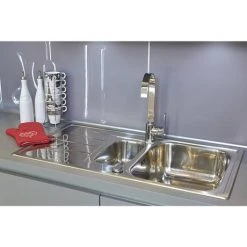 Reginox Diplomat Eco 1.5 Bowl Stainless Steel Inset Kitchen Sink -Basin Kitchen Sinks Shop DIPLOMAT15ECO D2 460