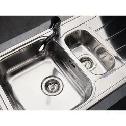 Reginox Diplomat Eco 1.5 Bowl Stainless Steel Inset Kitchen Sink -Basin Kitchen Sinks Shop DIPLOMAT15ECO D3 460