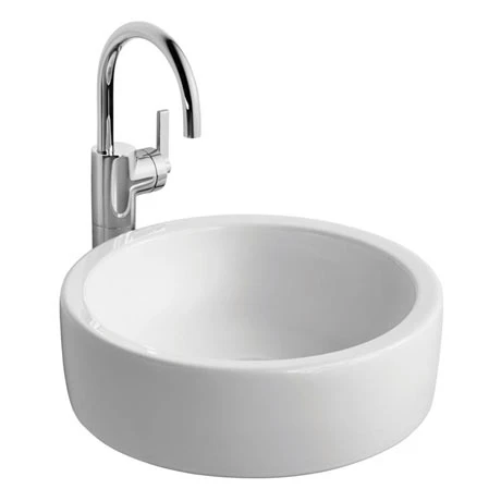 Ideal Standard White Round 40cm 0TH Vessel Basin 1 Ideal Standard White Round 40cm 0TH Vessel Basin