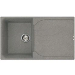 Reginox Ego 400 1.0 Bowl Granite Kitchen Sink - Titanium