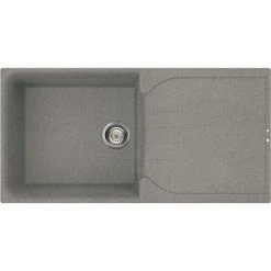 Reginox Ego 480 1.0 Bowl Granite Kitchen Sink - Titanium
