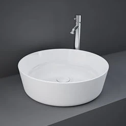 RAK Feeling 420mm 0TH Round Counter Top Basin - FEECT4200AWHA