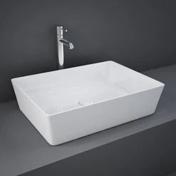 RAK Feeling 500 x 360mm 0TH Rectangular Counter Top Basin - FEECT5000AWHA