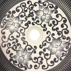 Kasbah Round 400mm Floral Patterned Ceramic Counter Top Basin -Basin Kitchen Sinks Shop FP4BAS nd3 460