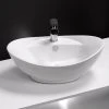 Faro Oval Counter Top Basin 1TH - 590 x 395mm