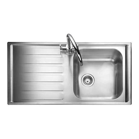 Rangemaster Manhattan 1.0 Bowl Stainless Steel Kitchen Sink 1 Rangemaster Manhattan 1.0 Bowl Stainless Steel Kitchen Sink