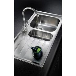 Rangemaster Manhattan 1.5 Bowl Stainless Steel Kitchen Sink -Basin Kitchen Sinks Shop MN10102 D2 460