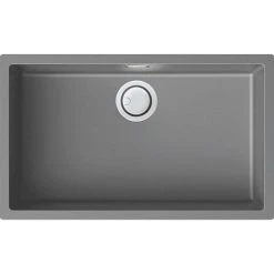 Reginox Multa 130 1.0 Bowl Granite Kitchen Sink - Light Grey
