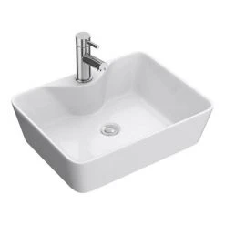 Nuie Tide Counter Top Vessel 1TH - 485 x 374mm - NBV119 -Basin Kitchen Sinks Shop NBV119 d1 460
