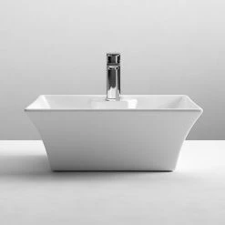 Nuie Rectangular 480 x 380mm Ceramic Flared Counter Top Basin - NBV005