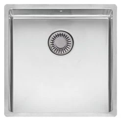 Reginox New York 40x40 1.0 Bowl Stainless Steel Integrated Kitchen Sink