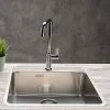 Reginox Ohio 50x40 1.0 Bowl Stainless Steel Kitchen Sink with Tap Ledge
